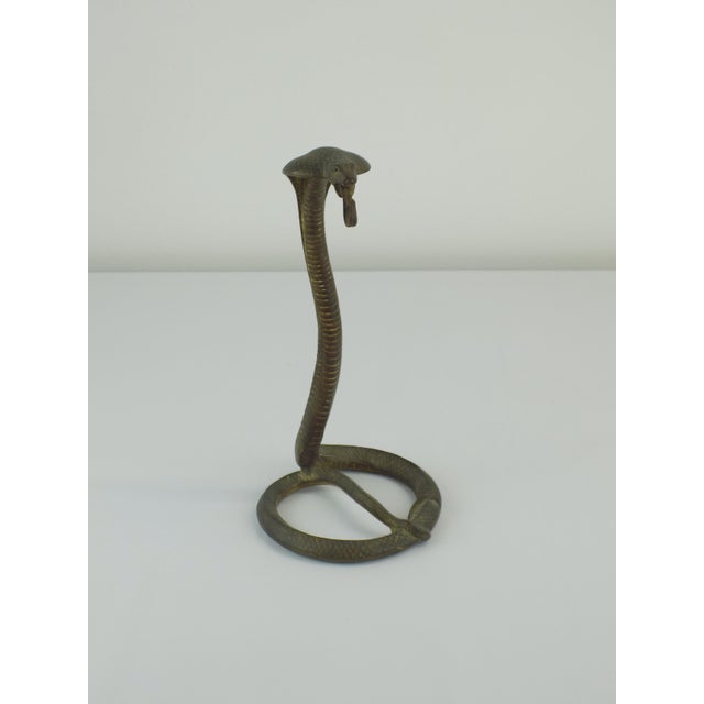 1920s Art Deco Bronze Cobra Pocket Watch Holder by Edgar Brandt, France, 1920 For Sale - Image 5 of 9