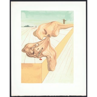 1963 Dalí Divine Comedy Engraving Enfer Chant 30 "La Morsure De Gianni Schicchi" (The Bite of Gianni Schicchi) For Sale