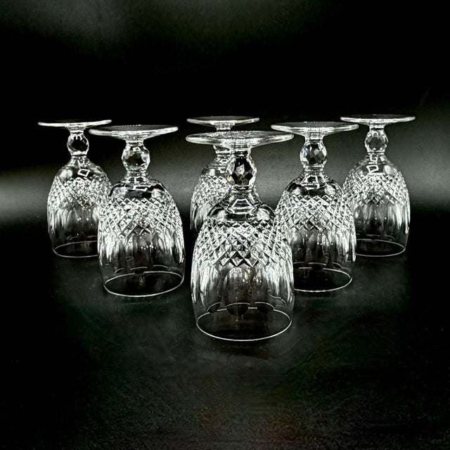 Waterford Crystal Colleen Short Stemmed Wine Glass Goblets, 1960s, Set of 6 For Sale - Image 10 of 13