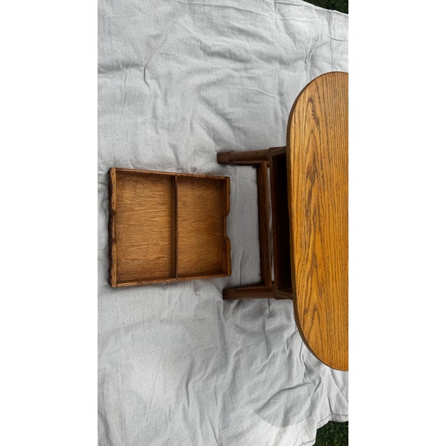 Jamestown Solid Oak Coffee Table – Classic Traditional Design For Sale - Image 11 of 12