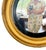 19th Century English Gilt Framed Convex Mirror From the Regency Era (Dia 18 1/4) For Sale - Image 5 of 6