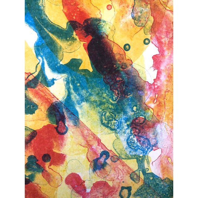 Pop Art 1970s Surrealist Pop Art Nude Angel Lithograph Print Psychedelic Color, c.1970 For Sale - Image 3 of 5