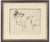 Claudio Cintoli, Sheperd, 1958, Ink Drawing, Framed For Sale