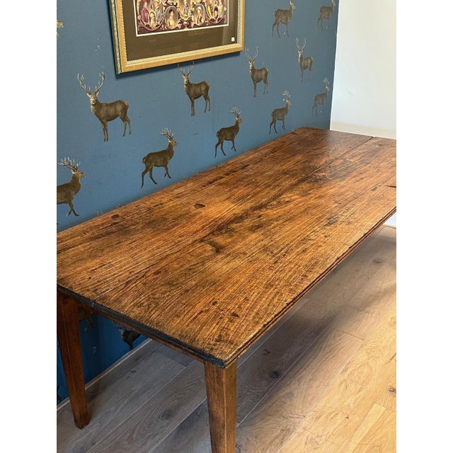 Vintage Farmhouse Table, 1890s For Sale - Image 6 of 11
