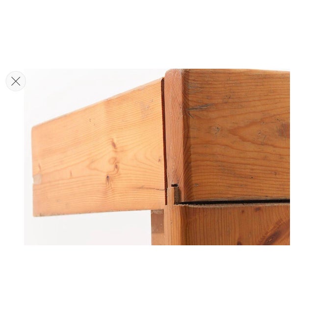 Charlotte Perriand 1960s Charlotte Perriand Pine Coffee Table From Les Arcs For Sale - Image 4 of 5