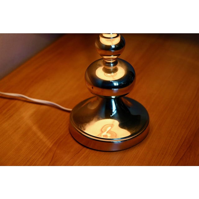 Metal Vintage Regency Danish Lamp in Gold-Plated Brass, 1970s For Sale - Image 7 of 15