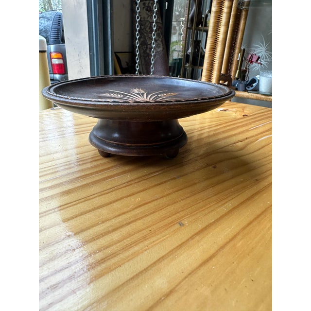 1970s Wooden Music Box Tray With Wheat Details For Sale In Atlanta - Image 6 of 9