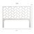 Modern Silas Platform Bed King - Pool Blue For Sale - Image 3 of 12