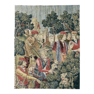 The Gathering Silkscreen Tapestry - 88 X 68 Cm (2'11" X 2'3") - Requires Rod Size 2 For Sale