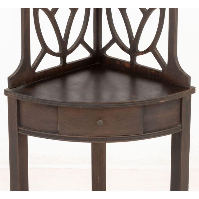 Chinese Chinese Chippendale Style Corner Etagere For Sale - Image 3 of 5