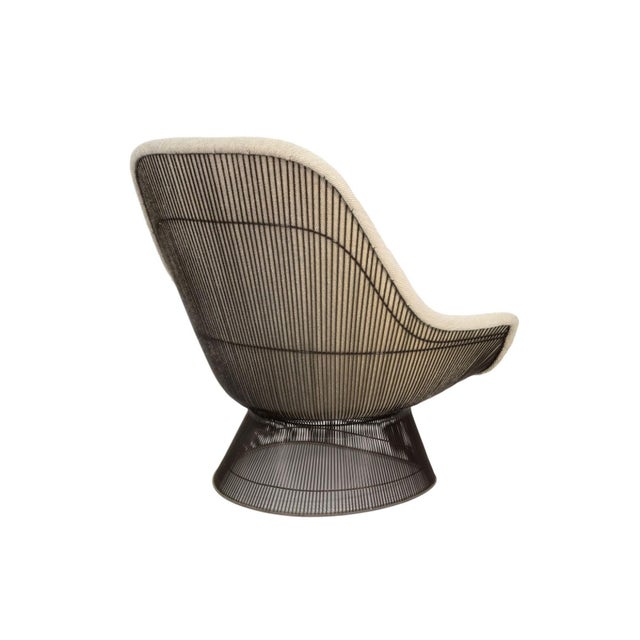 Mid 20th Century Warren Platner for Knoll Mid Century Lounge Chair and Ottoman For Sale - Image 5 of 10