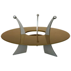 Coffee Table "Orchid" by Massimo Morozzi Archizoom, 1980s, Italy