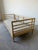 1970’s Hollywood Regency Faux Bamboo Carved Daybed Sofa For Sale - Image 4 of 12