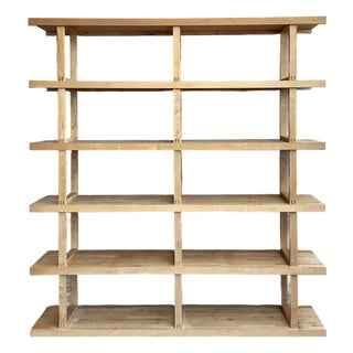Vintage Boho 6 Shelf Etagere For Sale