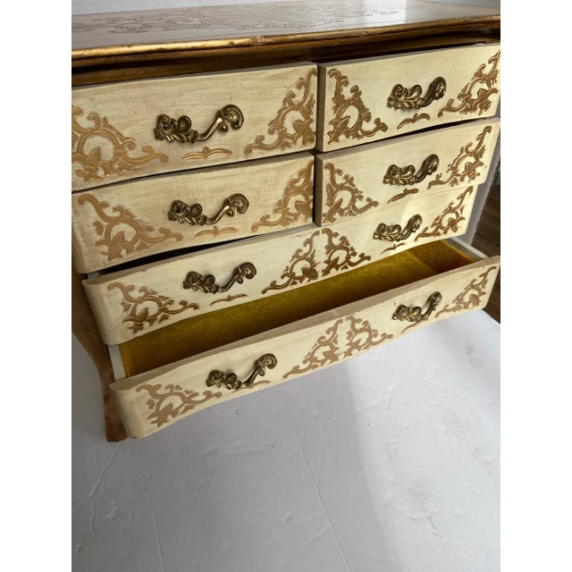 Mid 20th Century Vintage Florentine Italian Jewelry Music Box For Sale - Image 5 of 13