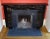 Black Antique Mantel Black and Portoro Marble For Sale - Image 8 of 9