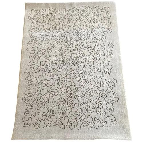 French Hand-Tufted Vermont Wool Rug, 1970s For Sale - Image 9 of 9