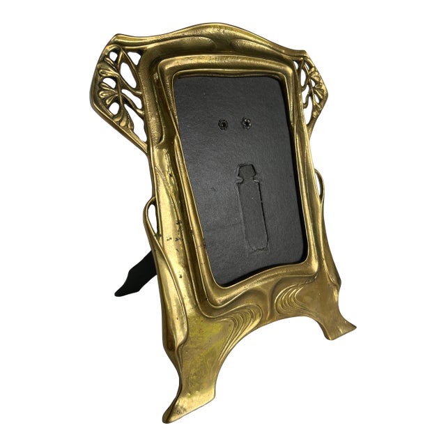 Vienna Secession Cast Brass Picture Frame For Sale