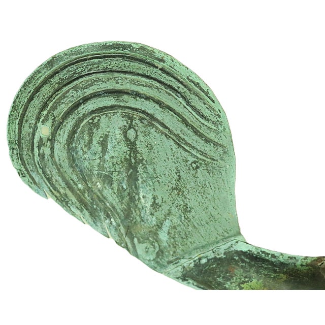 Mid 19th Century French Copper Folk Art Weather Vane For Sale - Image 4 of 8