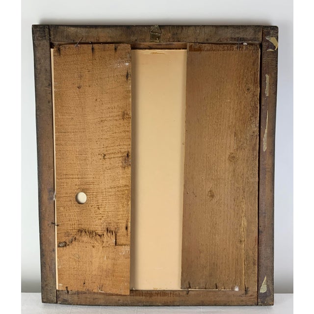 Reverse Painted St. Michael - Circa 1860, Framed For Sale - Image 12 of 12
