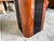 Vintage Postmodern Art Deco-Style Mahogany & Black Lacquer Pedestal Dining Table Base by Henredon For Sale - Image 9 of 12