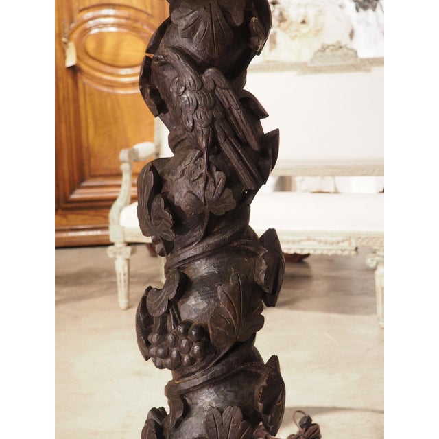 Pair of 18th Century Carved Chestnut Solomonic Column Lamps From ...