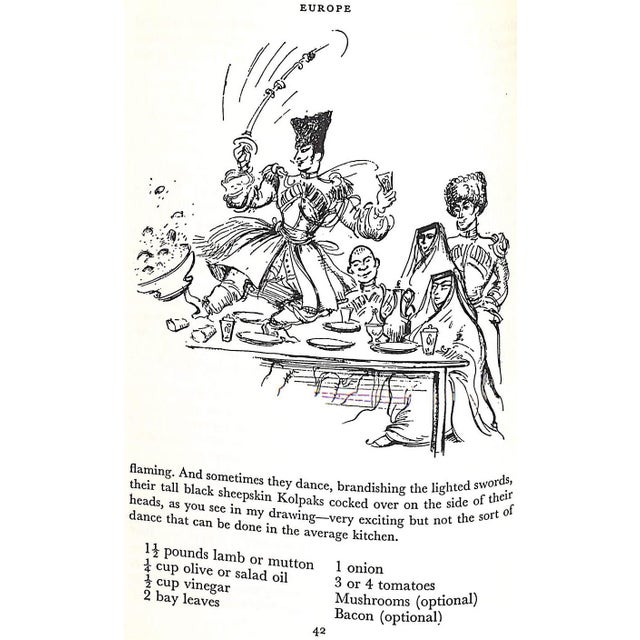 "Round the World in 80 Dishes the World Through the Kitchen Window" 1955 Blanch, Lesley For Sale - Image 9 of 11