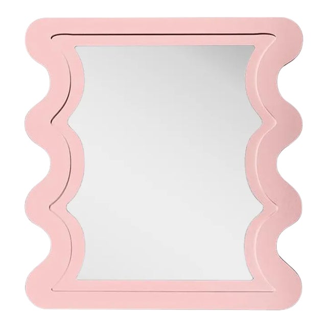 Fleur Home Carnival Mystic Rectangle Mirror in Authentic Pink, 30x40 For Sale