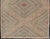 Diamond Design Vintage Turkish Embroidered Kilim in Tan, Cream, and Light Green. Keivan Woven Arts / rug/EN-176753,...