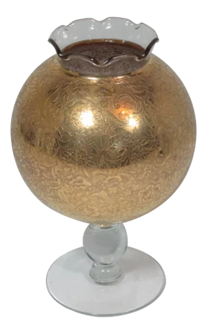 1950s Hollywood Regency Stemmed Rose Vase