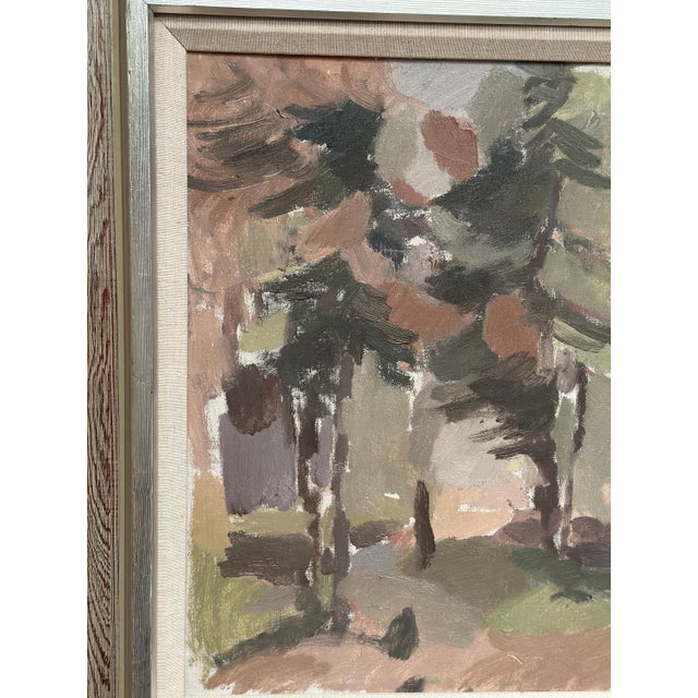 Jan Dahlin, Pine Forest, 1959, Oil on Canvas, Framed For Sale - Image 4 of 18