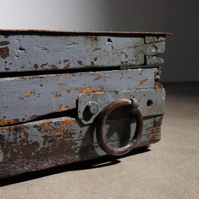 20th Century Iron & Wooden Scale For Sale - Image 11 of 12