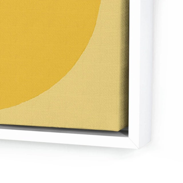 DESCRIPTION: Modern Yellow Forever by Stephanie Henderson in White Frame, Small Art Print on Canvas SPECIFICATIONS: Type:...