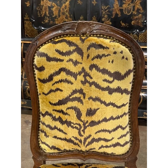 18th Century French Provencial Carved Walnut Side Chair For Sale In Dallas - Image 6 of 6