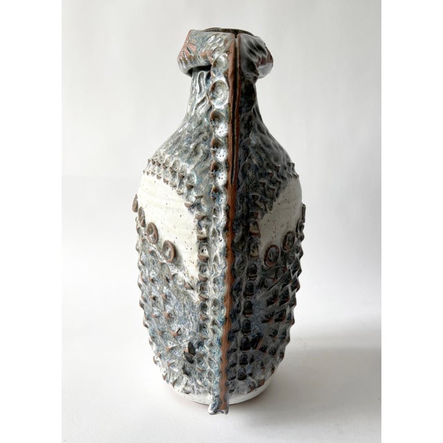 1960s 1960s Jack Mason Stone Mountain Georgia Reptilian Stoneware Sculpture Pitcher For Sale - Image 5 of 8