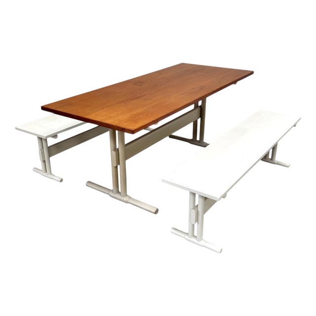 Vakiopuu Dining Set, Finland, 1960s, Set of 3 For Sale