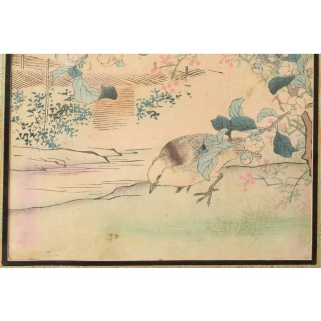 Woodblock with Birds For Sale - Image 6 of 10