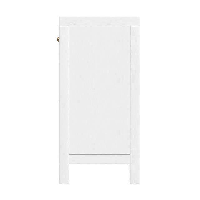 2020s Nora 31 in. W Wood 1 Drawer 2 Door Accent Storage Cabinet, White For Sale - Image 5 of 8