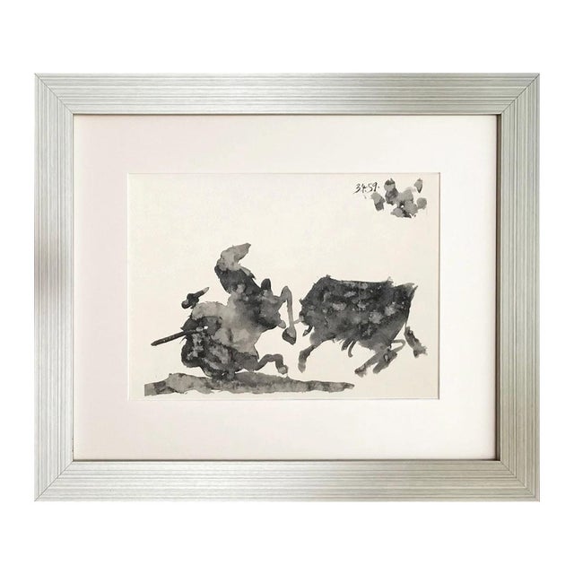 Artist: Pablo Picasso Country: Spain Title: Toros y Toreros 14 dated 3-4-59 Medium: Bichromie Marks: Not signed, not...