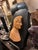 Early 19th Century Italian Grand Tour Relief Siena Marble Carved Profile Plaque of Dante Alighieri Paperweight For Sale - Image 9 of 13