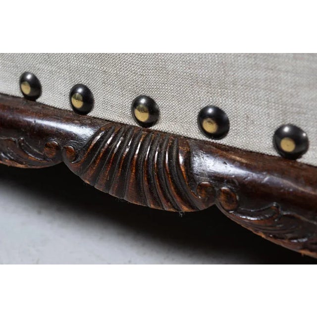 Gray English Mahogany Bergere Suite, 1930s, Set of 3 For Sale - Image 8 of 18