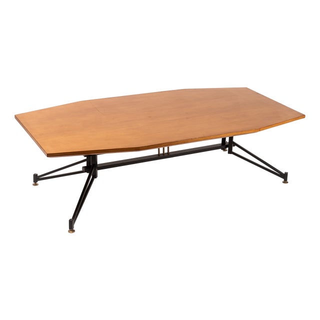 Vintage Italian Coffee Table in the style of Osvaldo Borsani, 1950 For Sale