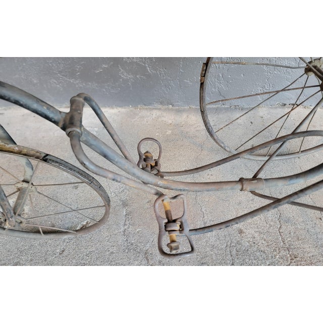 Antique Tricycle / Bicycle Circa. 1900 For Sale - Image 9 of 14