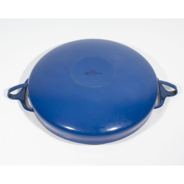 Dansk Designs Jens Quistgaard Dansk Kobenstyle Blue Enamel Paella Pan For Sale - Image 4 of 8
