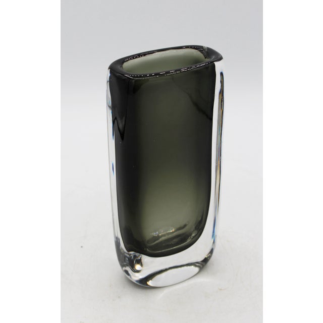 Circa 1950s Nils Landberg Design Orrefors Vase For Sale In Raleigh - Image 6 of 7