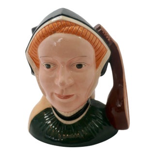 Vintage Royal Doulton "Jane Seymour" Large Character Jug - D6646 (C. 1979-1990) For Sale