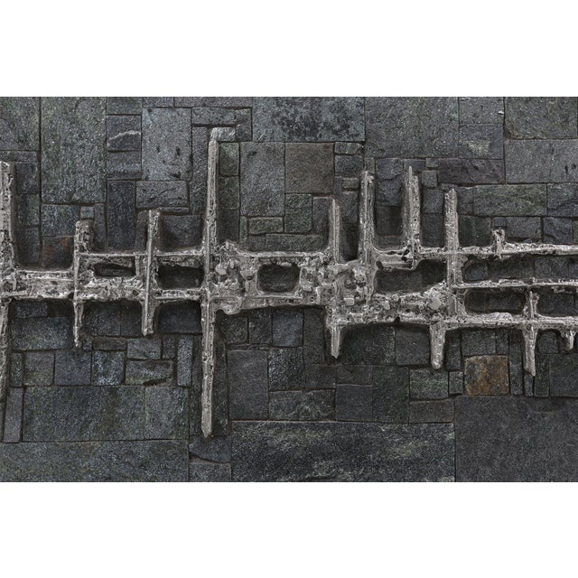 Pia Manu Brutalist Brazilian Stone Coffee Table by Pia Manu, 1960 For Sale - Image 4 of 15