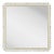 Fleur Home Carnival Gras Square Mirror in Delaware Putty, 38x38 For Sale