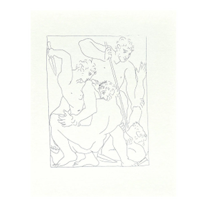 Picasso 9 the Combat of Perseus and Phineus for Andromeda