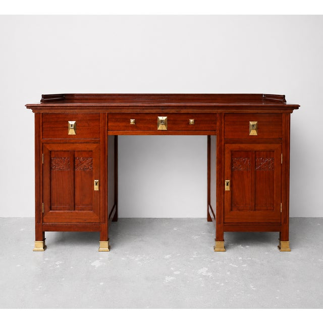 Art Nouveau Desk by Michael Niedermoser, Vienna, Austria, 1905 For Sale - Image 9 of 9